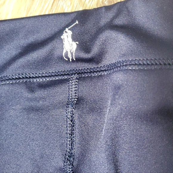 Ralph Lauren girl's navy with red, gold  leggings Sailboat, flag, stars Size 6x - Picture 9 of 9